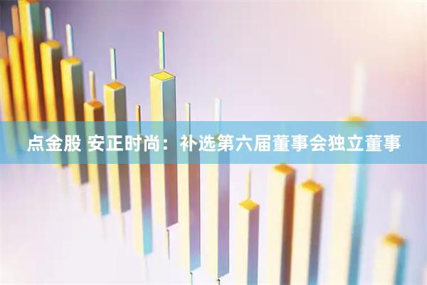 点金股 安正时尚：补选第六届董事会独立董事