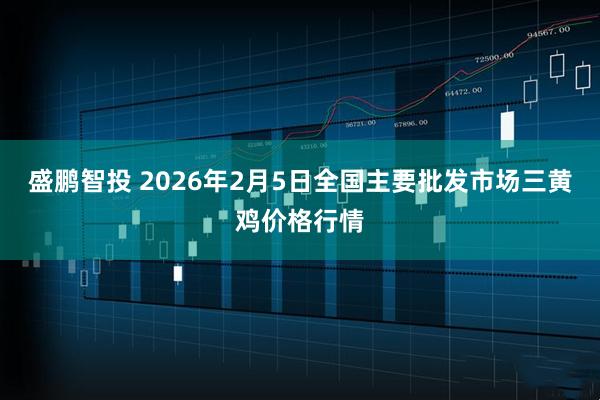 盛鹏智投 2026年2月5日全国主要批发市场三黄鸡价格行情