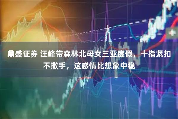 鼎盛证券 汪峰带森林北母女三亚度假，十指紧扣不撒手，这感情比想象中稳